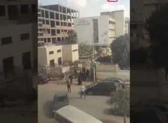 لحظة خروج جثــ امين الأشقاء الـ5 من مشــ رحة بنها لتشييعهم لمثواهم الأخير