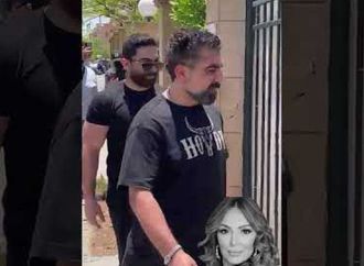 تأثر كبير بين الحضور لحظة استقبال جثمان سهام جلال للصلاة عليها