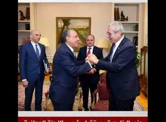 وزير الخارجية يستقبل رئيس اللجنة الوطنية لإدارة غزة ويؤكد دعم مصر الكامل للجنة