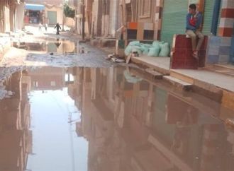 إنفجار خط مياه شرب بالمنيا وتدخل عاجل لإصلاحه