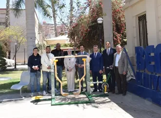 بمكونات محلية 100%.. جامعة بنها تطلق مشروع تصنيع أجهزة "الجيم الخارجي"