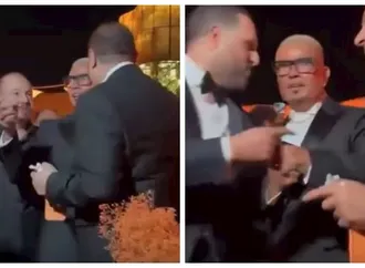 عمرو دياب ونادية الجندي.. ألبوم صور حفل زفاف ابنة شقيق عماد زيادة