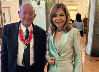 لميس الحديدي توجه رسالة لـ نجيب ساويرس بعد حصوله على وسام نجمة إيطاليا