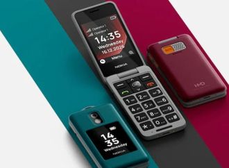 إطلاق هاتف Nokia 2360 Flip القابل للطي بشاشتين وزر للطوارئ