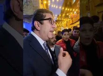 أول إفطار لشقيق الفنان هانى رمزى فى المطرية