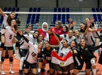 فوز ناشئات الطائرة على الأردن 3 - 0 فى البطولة العربية