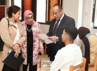 انتظام امتحانات كلية السياحة والفنادق بجامعة قناة السويس