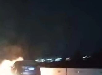 السيطرة على حريق شب في سيارة بالطريق الزراعي بالقليوبية
