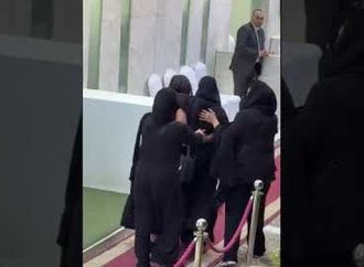 حزن كبير على والدة  سهام جلال خلال عزاء الفنانة  الراحلة