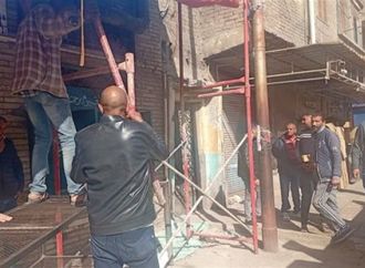 حمله فورية لإيقاف أعمال ترميم مخالفة بدون ترخيص غرب الإسكندرية