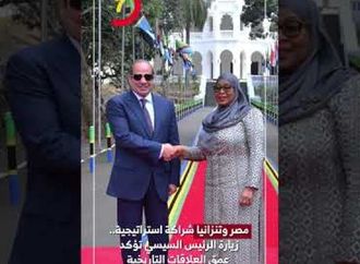 مصر وتنزانيا شراكة استراتيجية.. زيارة الرئيس السيسي تؤكد عمق العلاقات التاريخية