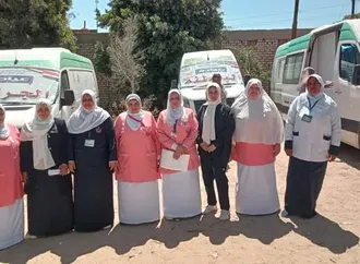 قافلة طبية في بني سويف تقدم خدمات مجانية لـ 1073 مواطنًا