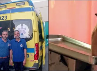 ماكينة فرم لحوم تبتلع ذراع شاب.. ورجال الإسعاف ينقذون حياته