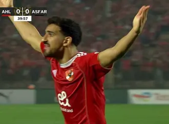 "أفضل لاعبي الأحمر".. أرقام محمد علي بن رمضان لاعب الأهلي أمام الجيش الملكي