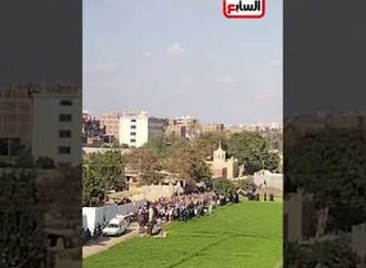 البلد كلها في الجـ نازة   لحـ ظة دفـن 5 أشقاء ضحـ ية تسريب الغاز في بنها