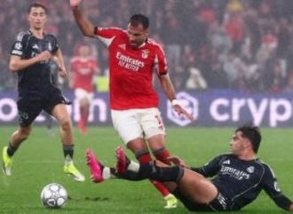 موعد مباراة بنفيكا ضد الريال فى ذهاب ملحق دور الـ16 بدوري أبطال أوروبا