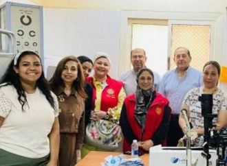 الهيئة القبطية الإنجيلية تنفذ قافلة طبية للكشف المبكر عن أمراض العيون بالأسمرات