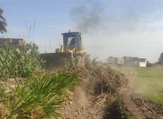 إزالة 9 حالات تعدٍ على الأراضي بمساحة 510 أمتار وقيراط و21 سهم بالبحيرة