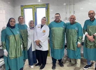 إجراء 10 حالات مناظير بوحدة الجهاز الهضمي بمستشفى حميات سوهاج