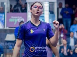 أمينة عرفي تتوج ببطولة كراتشي للاسكواش فى باكستان