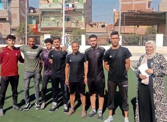 انطلاق مباريات الدوري الصيفي لمراكز الشباب في خماسي كرة القدم بالسنطة