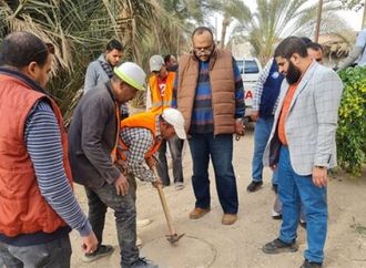 رئيس مياه سوهاج يتفقد أعمال الإحلال والتجديد بمحطة معالجة صرف الكولا ومشروع الوصلات المنزلية