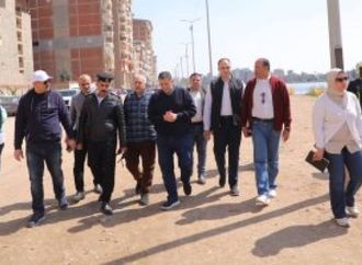 محافظ دمياط يتفقد منطقة الدعايم ويوجه بتنفيذ مخطط للارتقاء بالشكل الحضاري