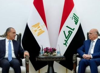 وزير الخارجية يبحث مع نظيره العراقي فى بغداد العلاقات الثنائية والتطورات الإقليمية