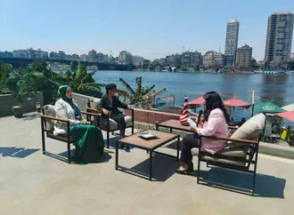 التليفزيون المصرى يحتفى بشم النسيم من استديو «ماسبيرو النهري»