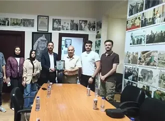 الاتحاد العام لطلبة فلسطين في مصر يزور مؤسسة "ياسر عرفات"