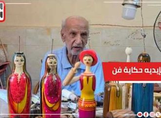 بإيديه حكاية فن.. عم غالي صاحب الـ80 سنة أقدم صانع عرائس خشبية في الشرقية