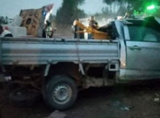 النيابة العامة بالسادات تعاين موقع حادث تصادم راح ضحيته 8 أشخاص بالمنوفية