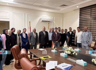 رئيس جامعة أسيوط الأهلية يلتقي اللجنة العليا لاتحاد الطلاب